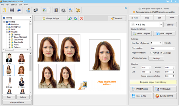 free passport photo maker 2x2