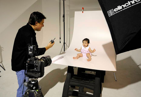 How to make baby photos