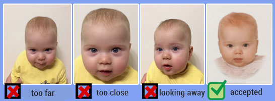 Requirements for a baby photo