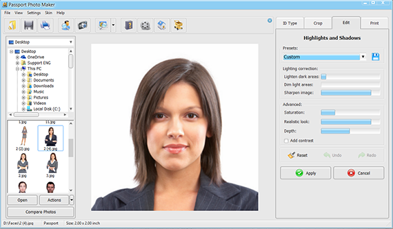 2x2 passport photo maker online free