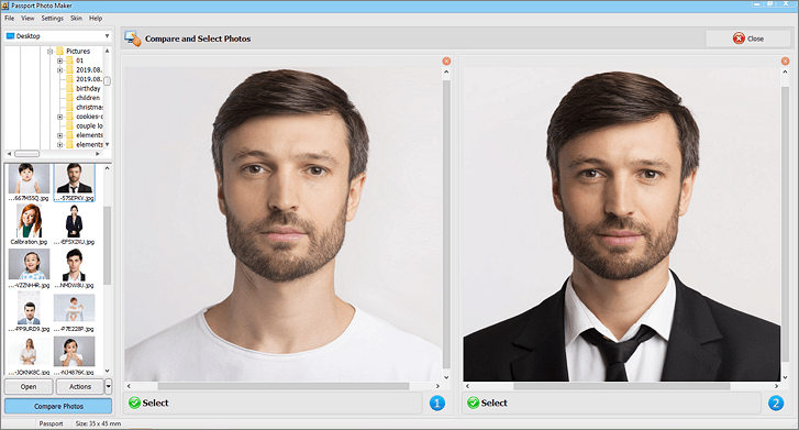 passport photo cropping tool online free