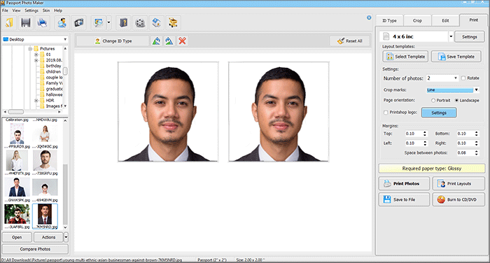 Print your passport photo