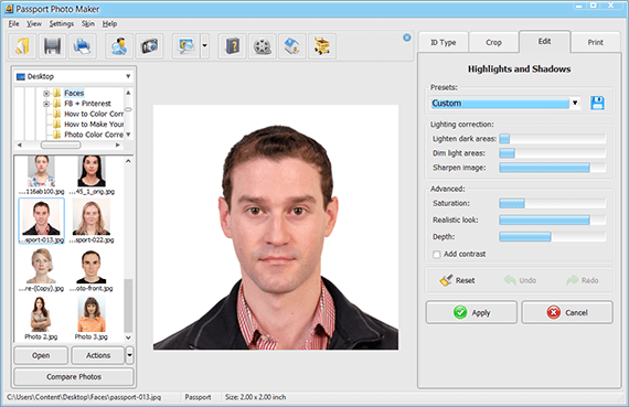 free passport photo maker 2x2