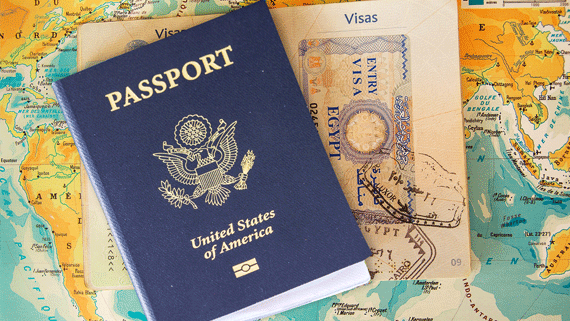 Passport is one the documents required for the visa