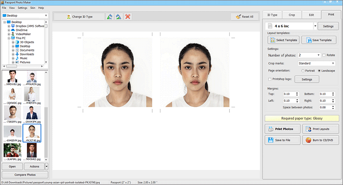 print passport photo online