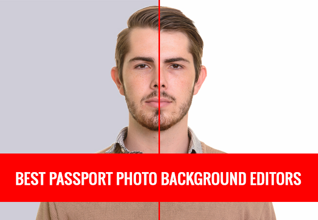 online passport photo maker with white background