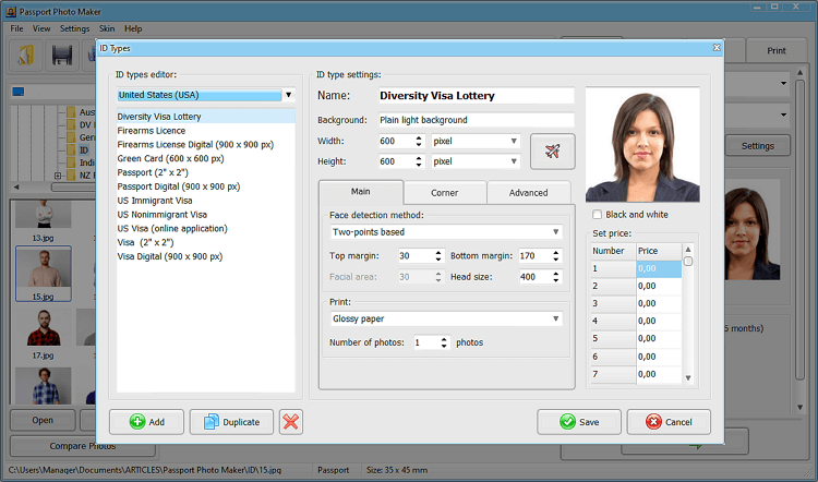 passport photo crop tool