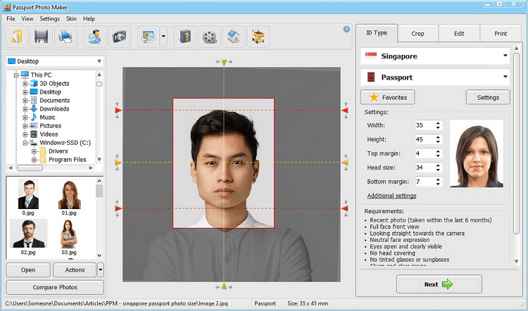 Requirements For Singapore Passport Photo And Size In 2023