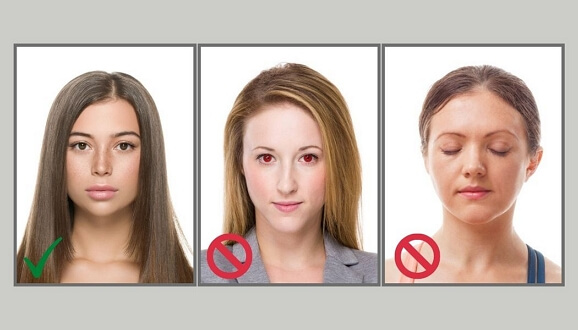 Open your eyes, avoid the red-eye effect