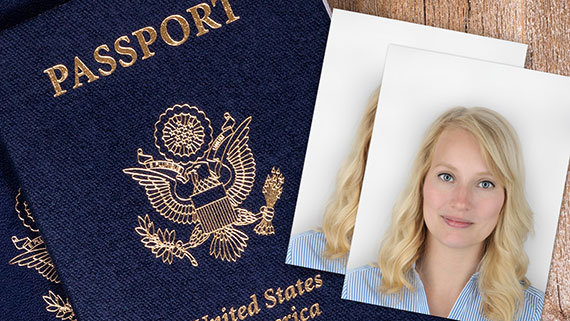 Printed US passport photos